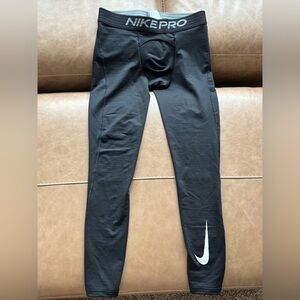 Nike Black Dri-FIT 3/4 Leggings